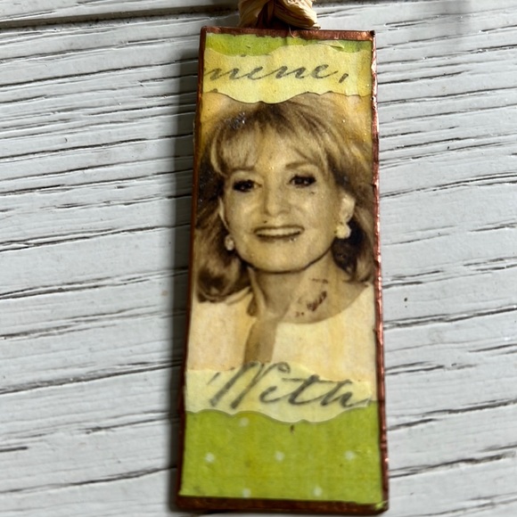 Barbara Walters Brass Bookmark - Picture 2 of 4